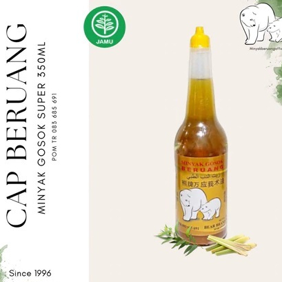 MINYAK GOSOK CAP BERUANG SUPER 350 ML / BERUANG MINYAK GOSOK SUPER 350 ML