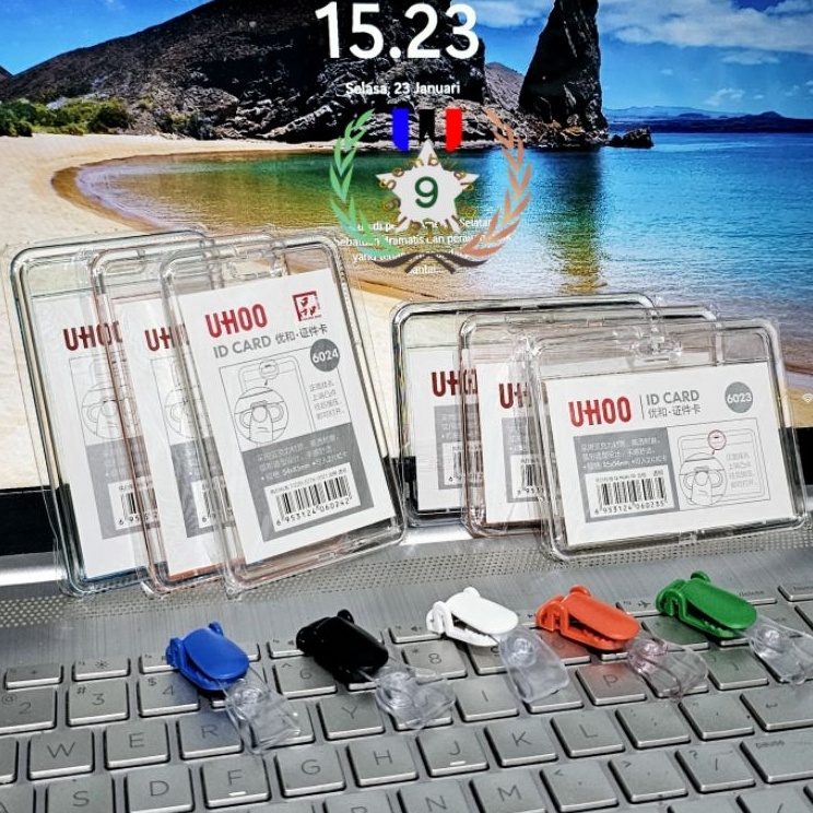 

Borong Meriah Tempat Id Card Akrilik Bening Transparan Klip Id Card Holder Id Card Akrilik Transparan 2 Sisi