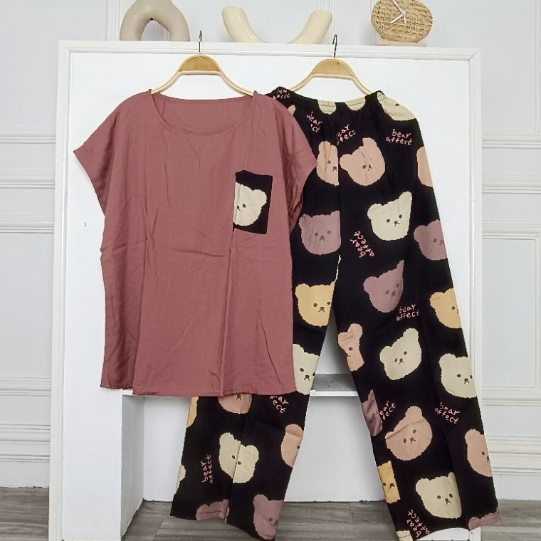 Super Feedback BABYDOLL JUMBO PANJANG  PIYAMA RAYON JUMBO
