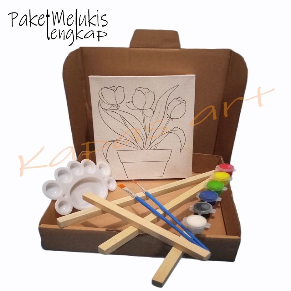 

Harga Irit Painting Kit Paket Kanvas Lukis Sketsa Bunga Lengkap Siap Pakai