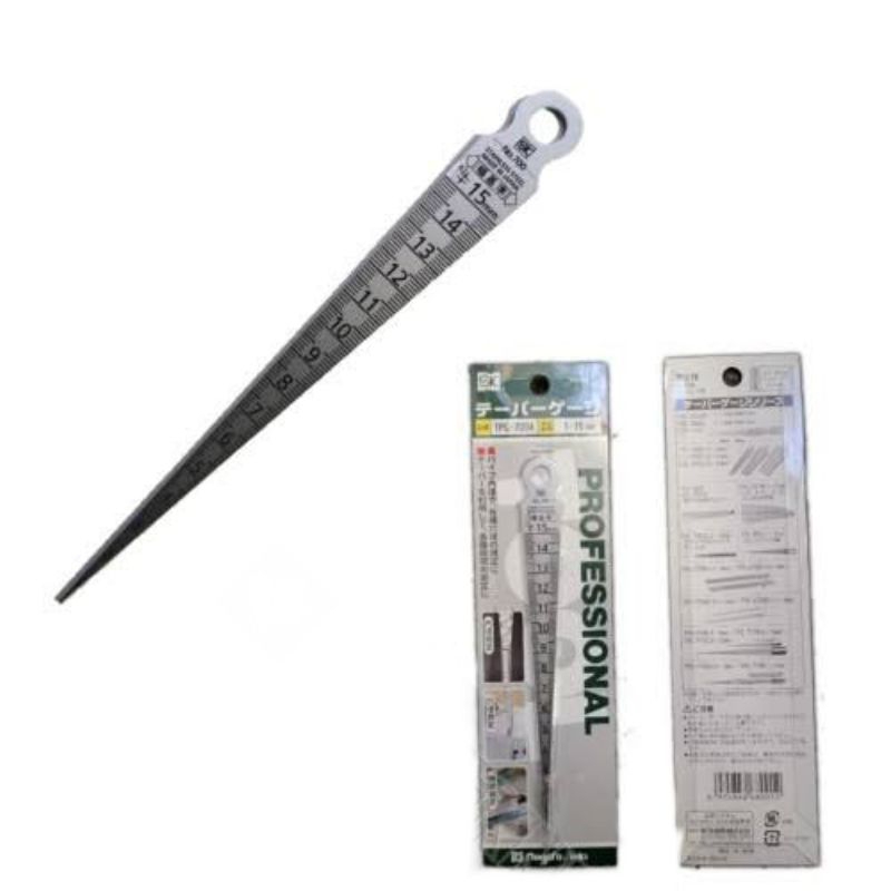 

Penggaris Mistar Lancip Taper Gauge Professional Niigata Seiki Japan Jepang