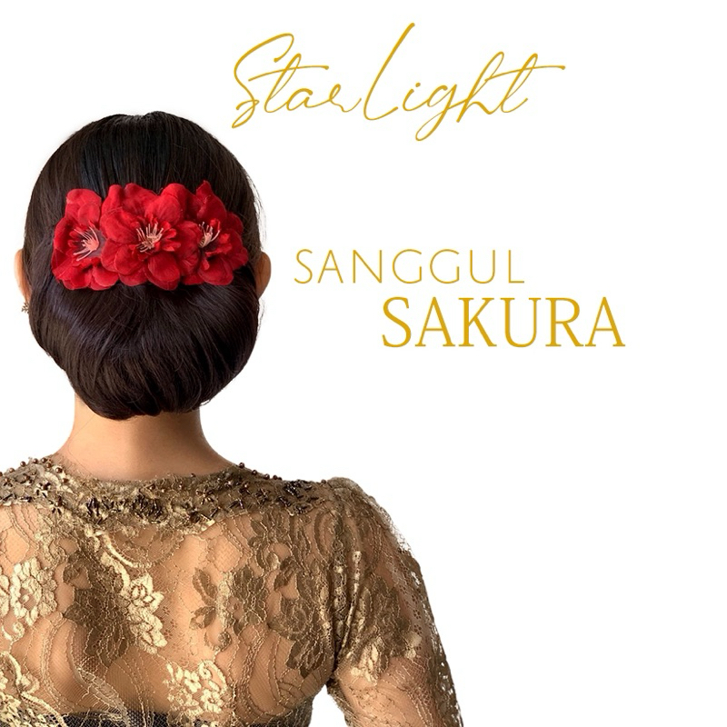 STARLIGHT BALI - Sanggul Bunga Sakura / Sanggul SIRKAM / Sanggul Bunga / Sanggul Sirkam Praktis / Sa