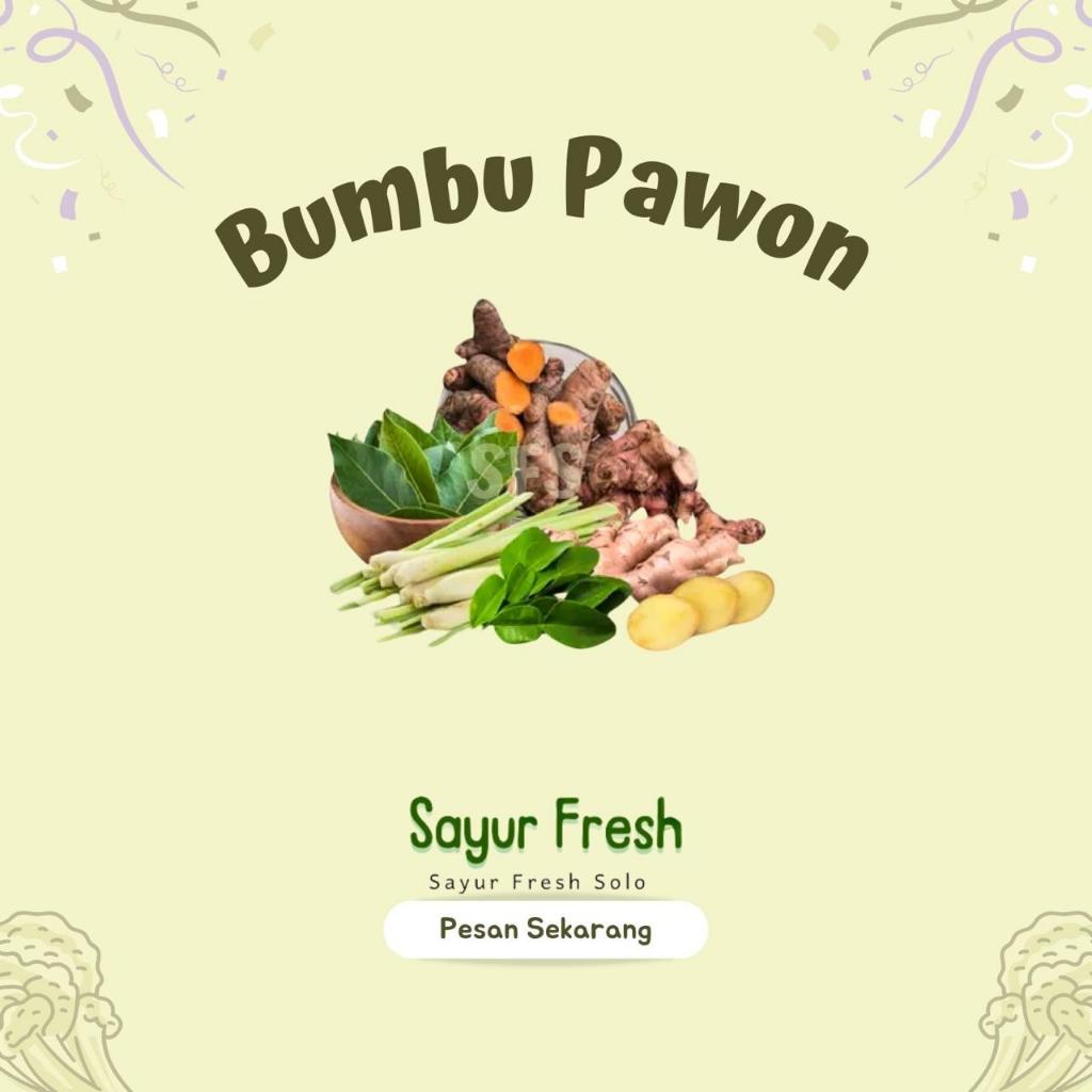 

Bumbu Pawon Bumbu Dapur per Pack - Sayur Fresh Solo