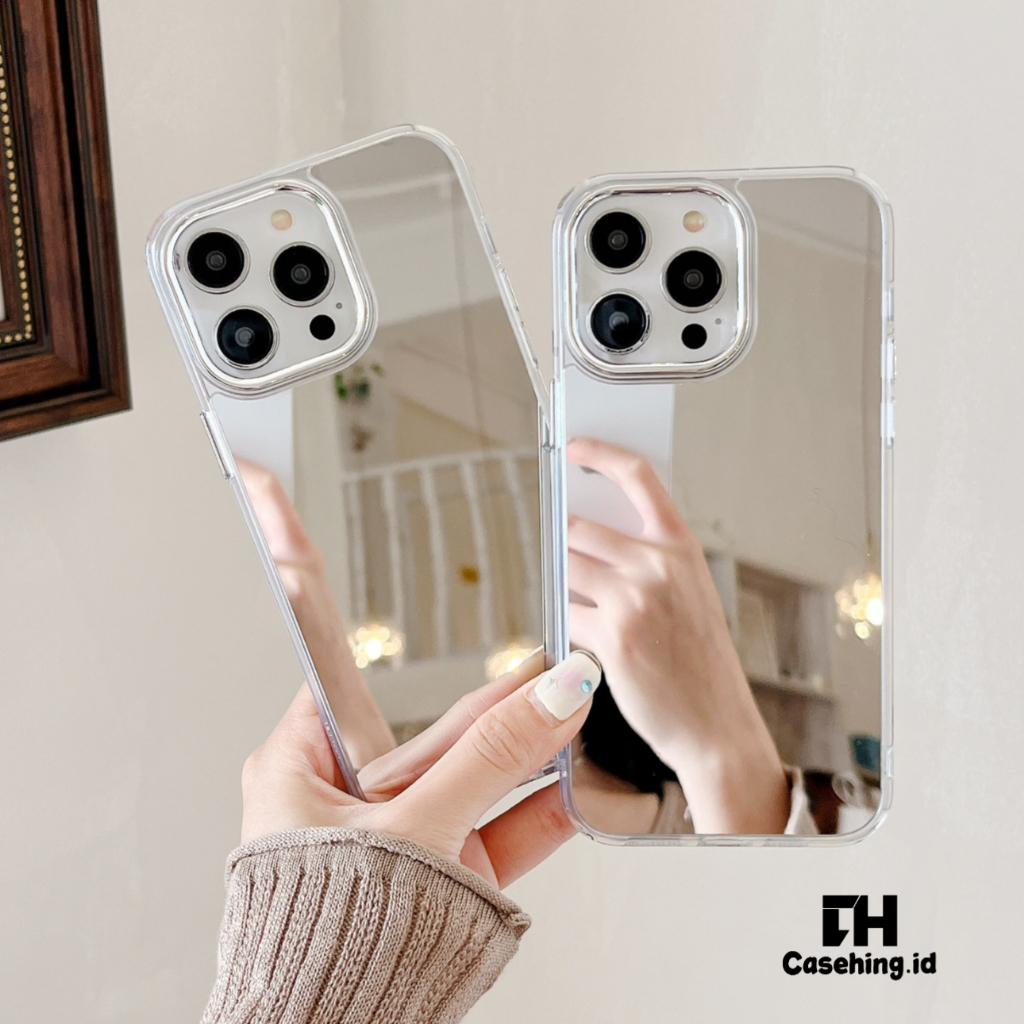 Casehing - MIRROR PHONE CASE ACRYLIC IPHONE 7 8 SE PLUS X XS MAX XR 11 12 13 14 15 16 17 PRO PLUS PR