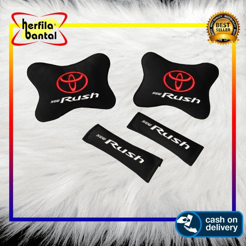 bantal mobil interior mobil Toyota Rush aksesoris interior mobil Rush bantal head rest Rush bantal l