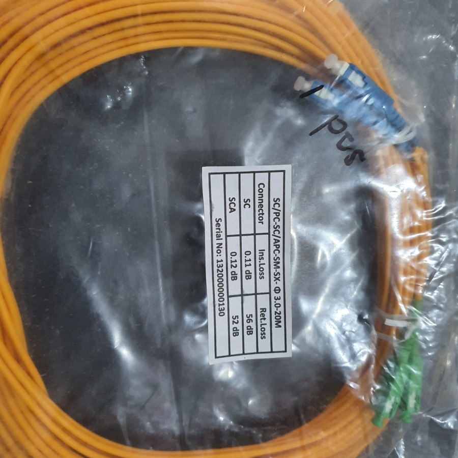 PATCH CORD SC UPC - SC APC - PatchCord SC UPC - SC APC 10M - 20M - SC UPC APC 10M