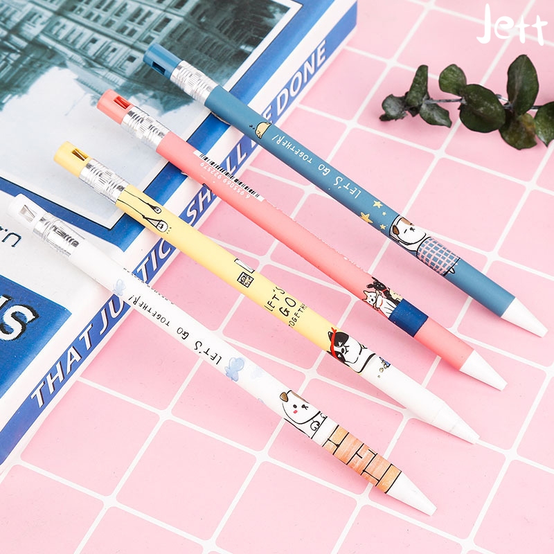 

Pensil otomatis anak 2.0 kartun lucu siswa sekolah dasar menekan pensil otomatis tanpa potong dapat mengubah isi ulang-Jett