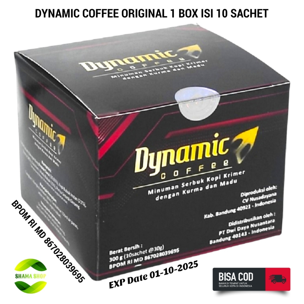 

DYNAMIC COFFEE | KOPI DYNAMIC | KOPI DINAMIK | 1 SACHET HANYA 35K