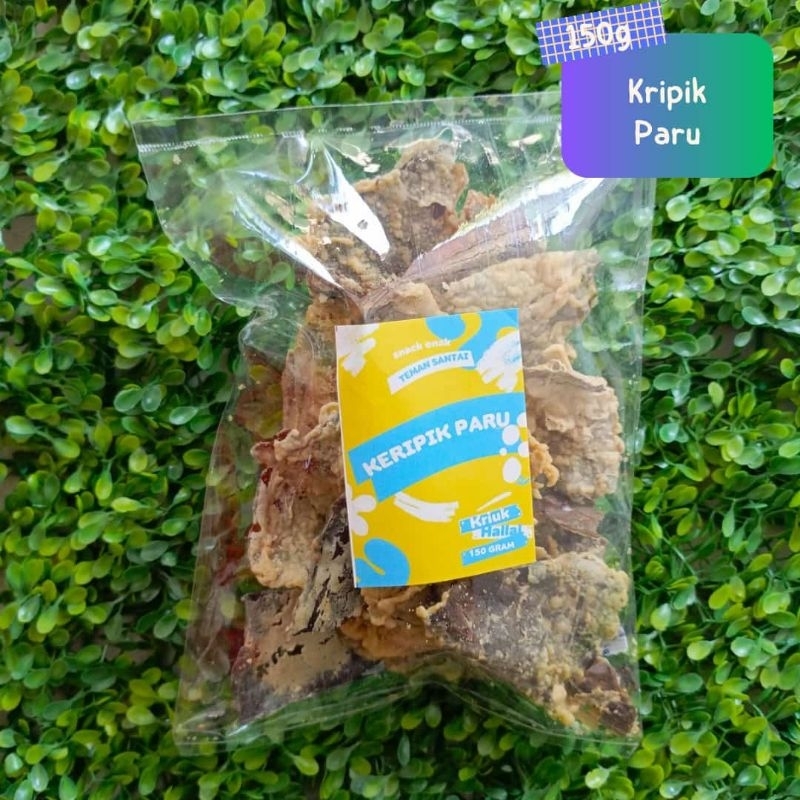 

SNACK ENACK - KERIPIK PARU 150GR cemilan murah jajan enak