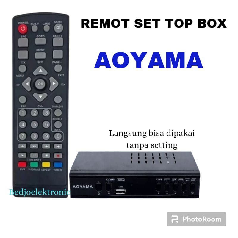 REMOT REMOTE SET TOP BOX AOYAMA DVBT2