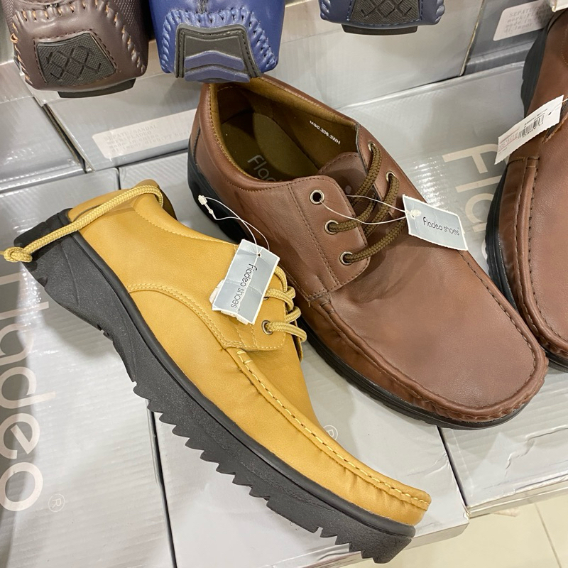 Fladeo sepatu Mascotte / Sepatu kulit pria / sepatu casual cowok