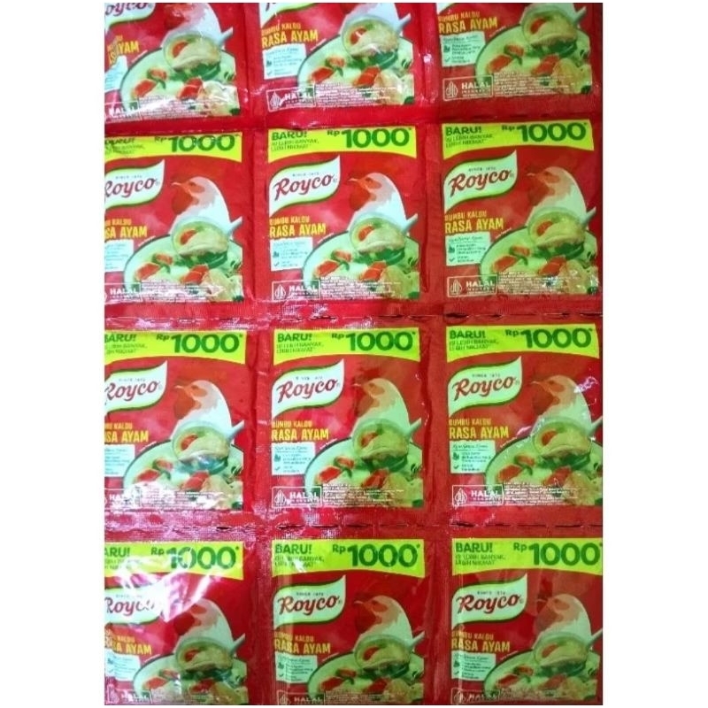 

Royco ayam sachet 16gr kemasan 1000 n