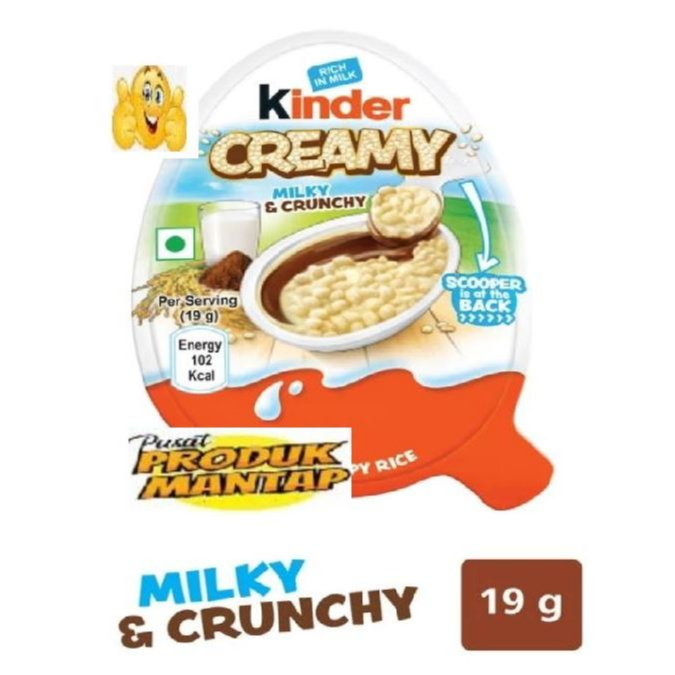 

Kinder Creamy Milky 19 g (beli 2pc free 1pc)