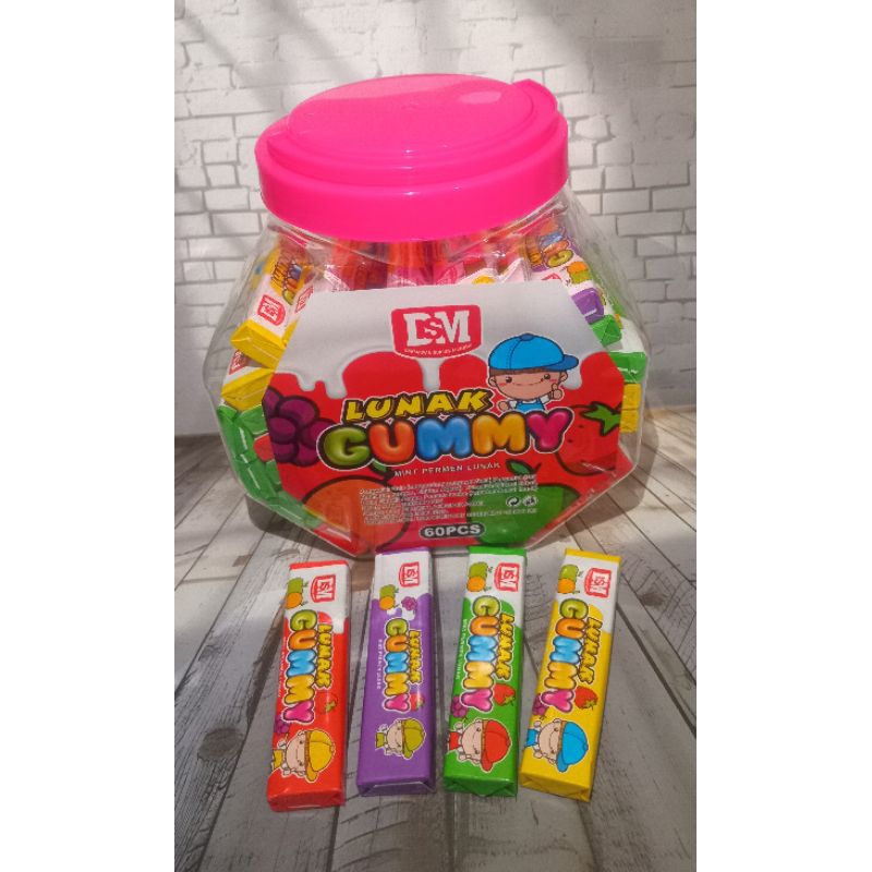 

LUNAK GUMMY ISI 60 PCS TOPLES