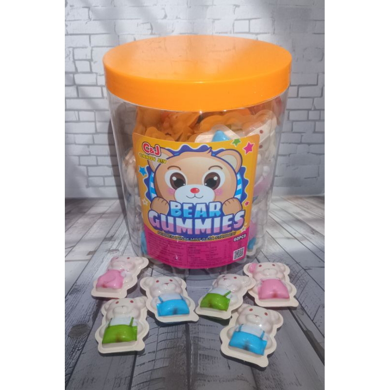 

GUMMY BEAR ISI 60 PCS TOPLES