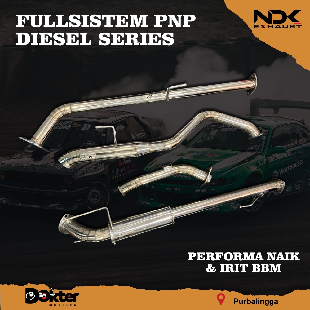 KNALPOT RACING MOBIL DIESEL FULLSISTEM NDK EXHAUST KNALPOT MOBIL INNOVA DIESEL 1GD 2GD VRZ VENTURER 