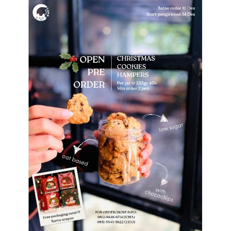 

Oat Cookies Chocochips - Paket Hampers Natal Christmas