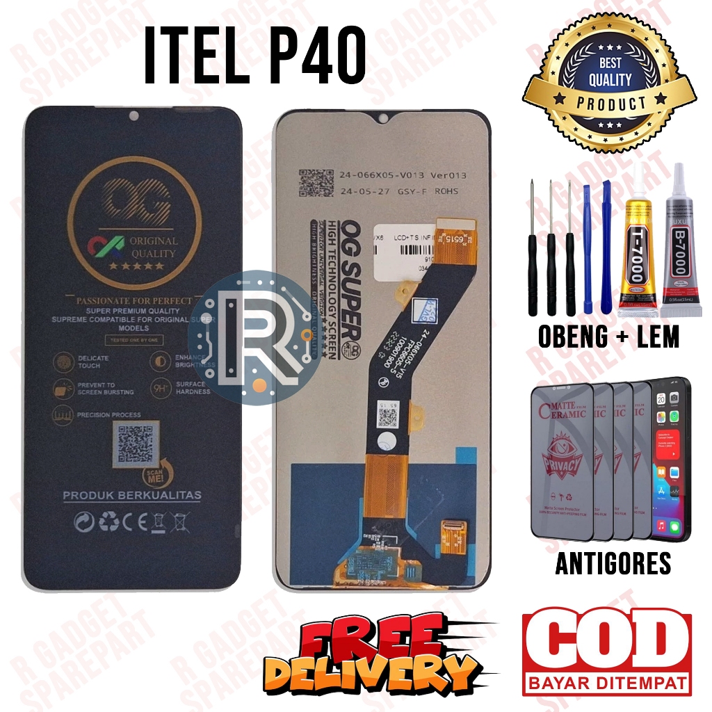 Lcd Touchscreen ITEL P40 Original Oem Lcd ITEL P40 Fullset