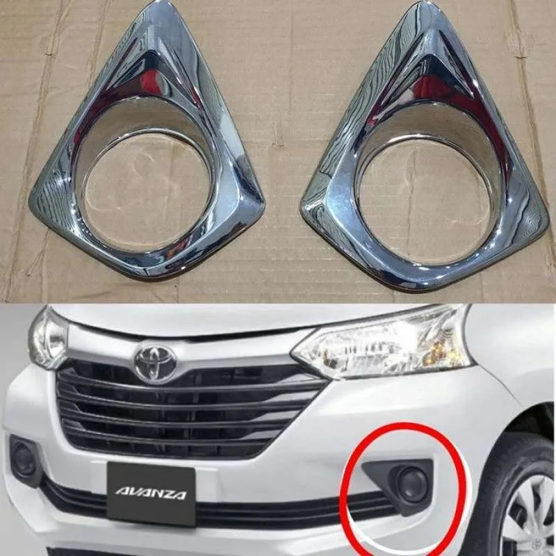 COVER FOG LAMP GRAND AVANZA 2016 AKSESORIS TOYOTA AVANZA GARNISH COVER LAMPU KABUT