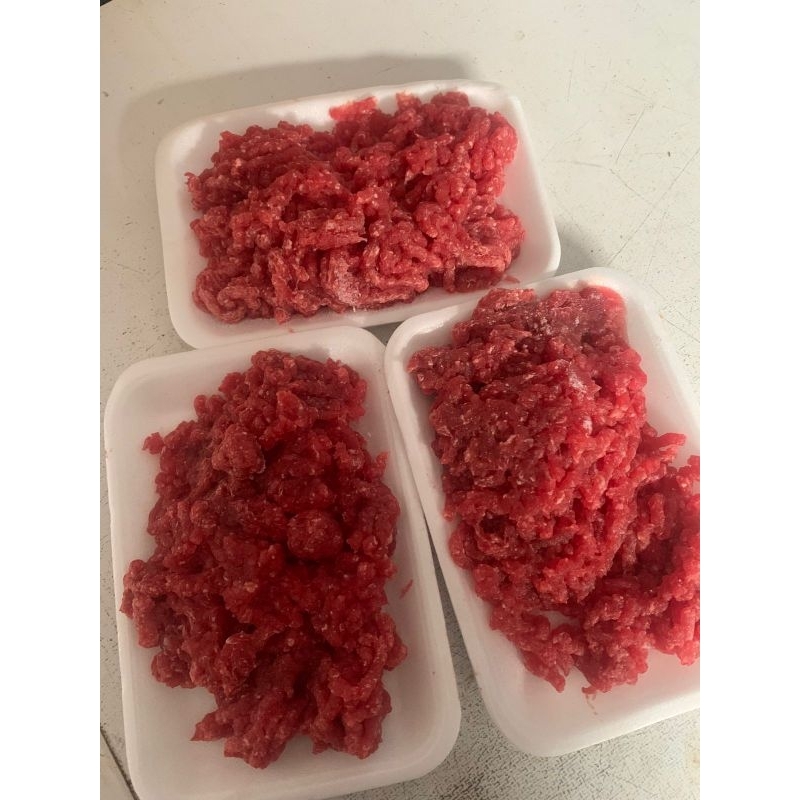 

Daging sapi giling 250 grm