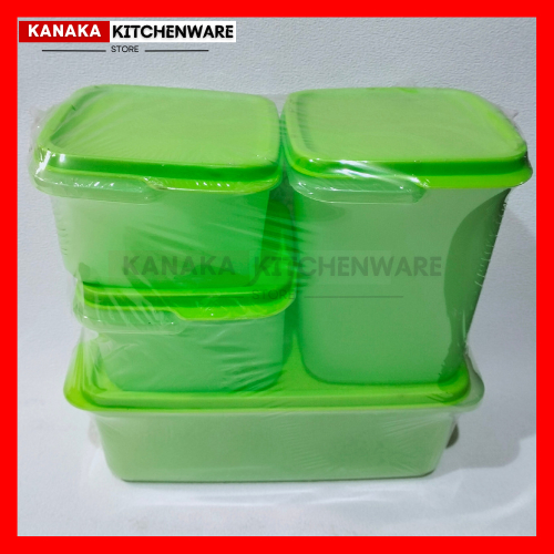 TOPLES PANDORA 4PCS SET / TOPLES PLASTIK SERBAGUNA / TOPLES KUE / KOTAK TUPPERWARE / KOTAK PLASTIK /