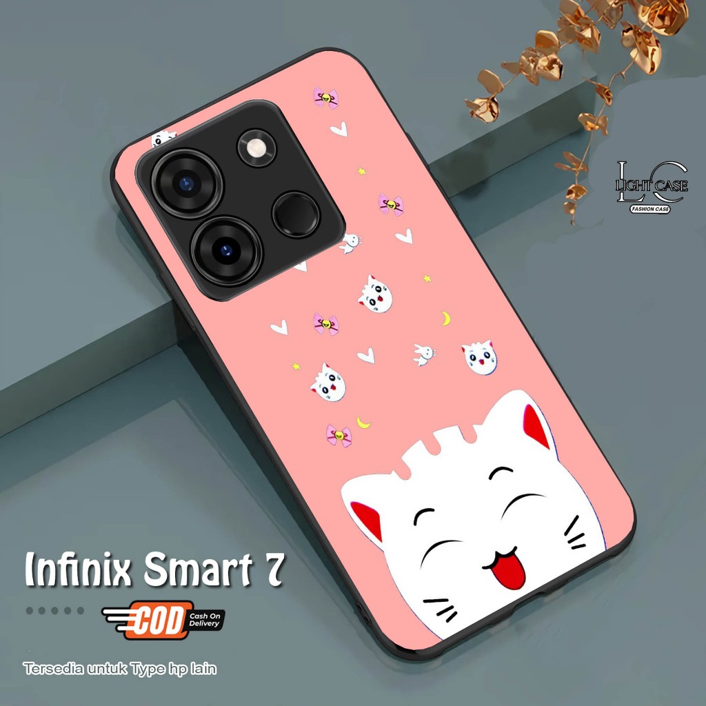 CASE GLOSSY INFINIX SMART 7 dan ALL TYPE SMARTPHONE & ANDROID Bisa request tipe Cassing Hp - Case Te
