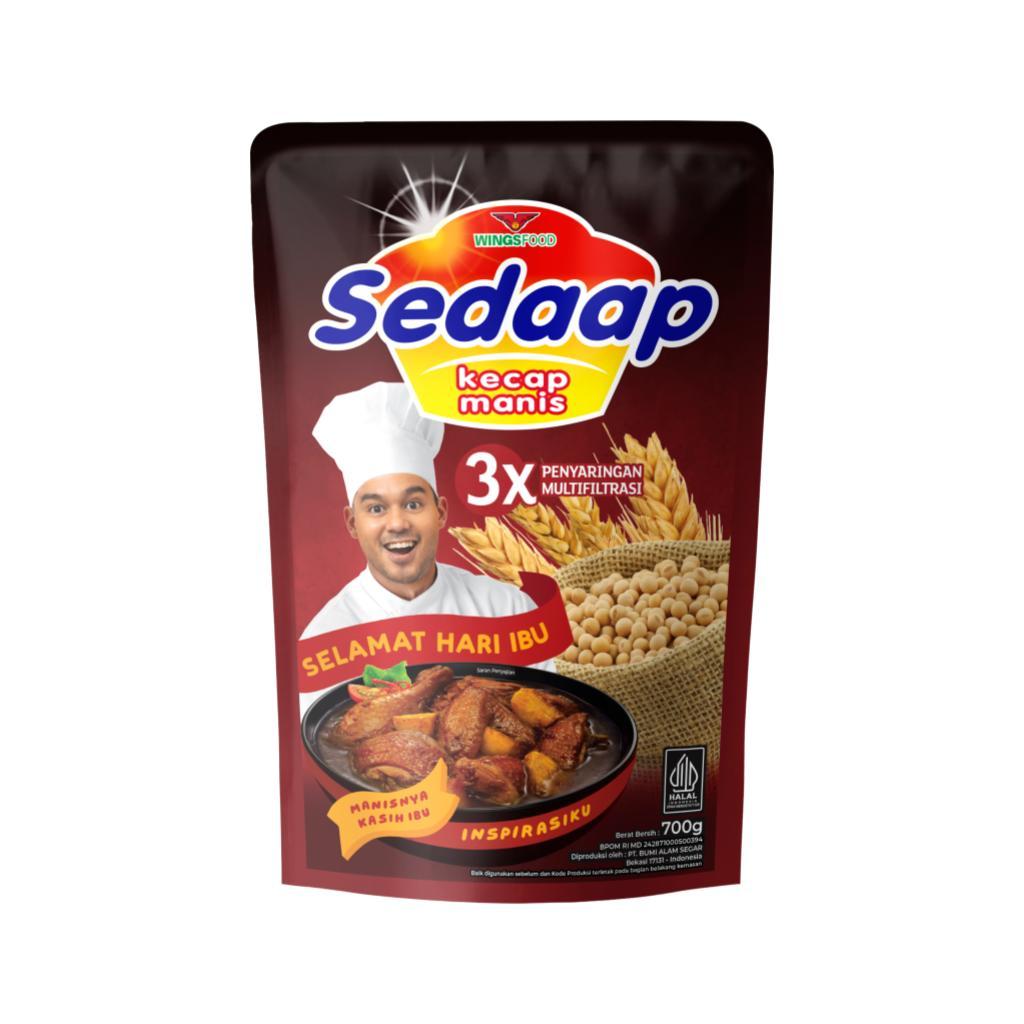 Sedaap Kecap Manis Pouch 700 g / 520 ml - Gambar 2