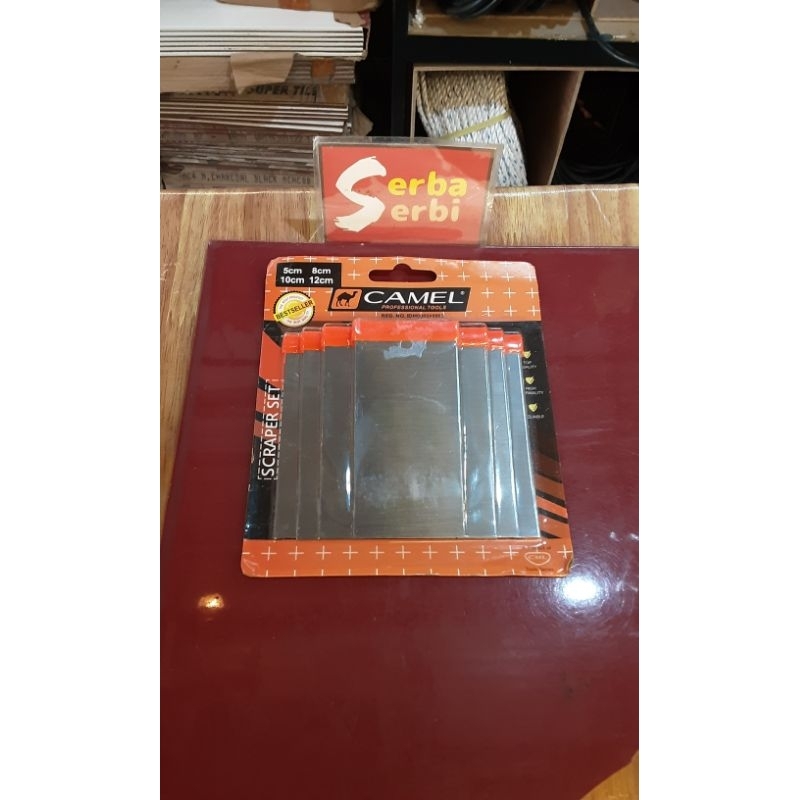(SKRAP BESI SET 4PCS) Skrap kape besi set 4pcs