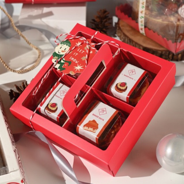 

Hampres Natal Surabaya Hampres Santa Mini burnt Cheesecake isi 4pcs