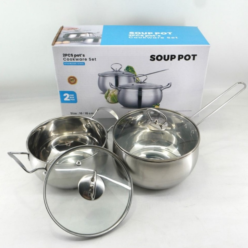 Panci Set / Panci Stainless Set /  Wajan Set Panci / Panci dan Wajan / Paket Wajan dan Panci - KUKUS