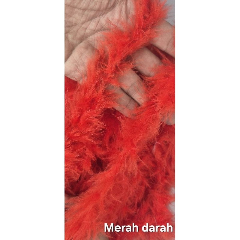 Renda bulu ostrich warna 10yard