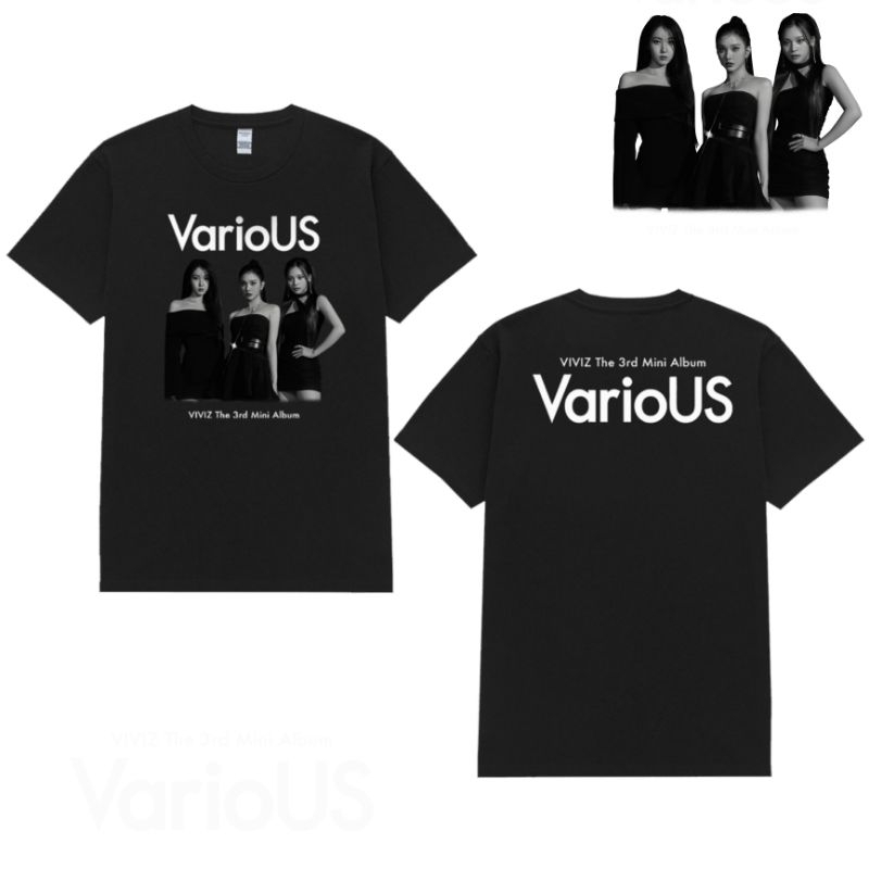 Dearyou - Kaos Kpop VIVIZ - VARIOUS | Tshirt Viviz VarioUS The 3rd Mini Album | Kaos SinB Umji Eunha