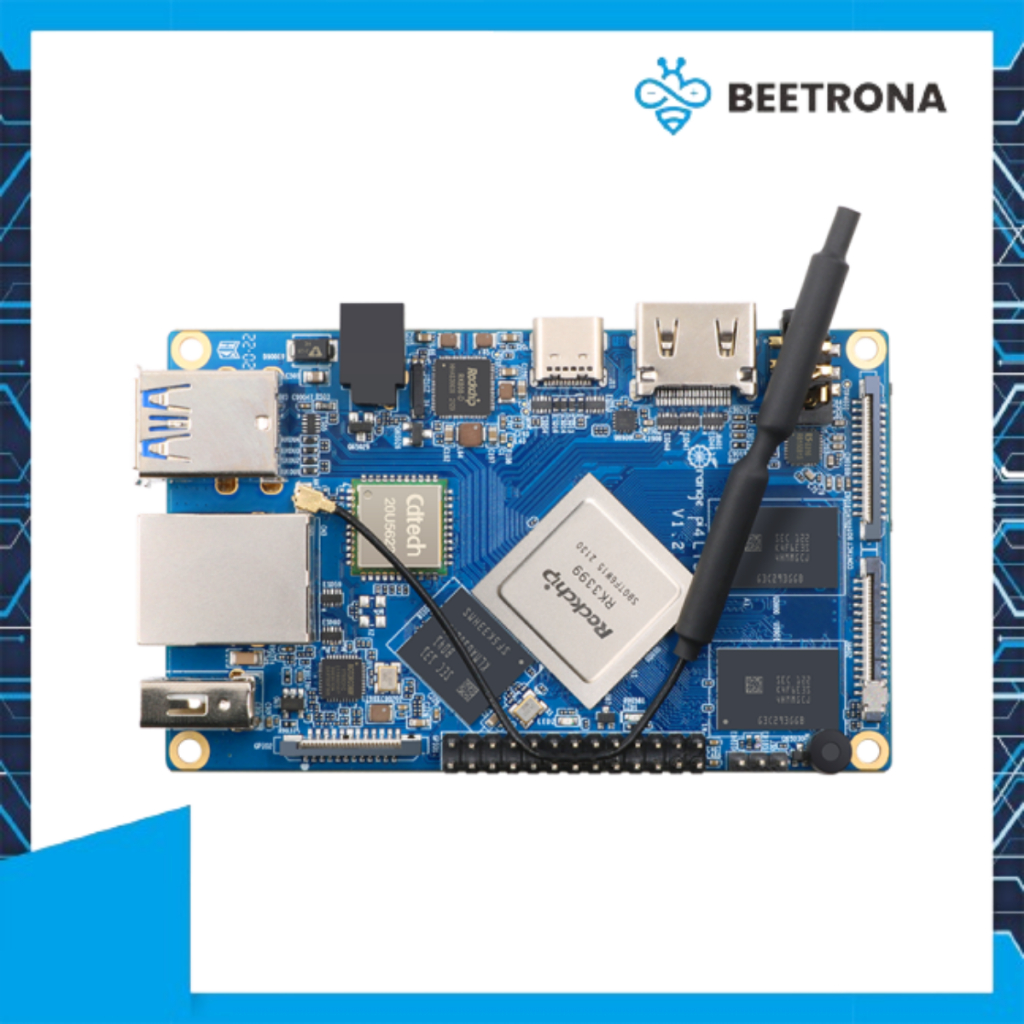 Orange Pi 4 LTS RAM 4GB With EMMC 16GB