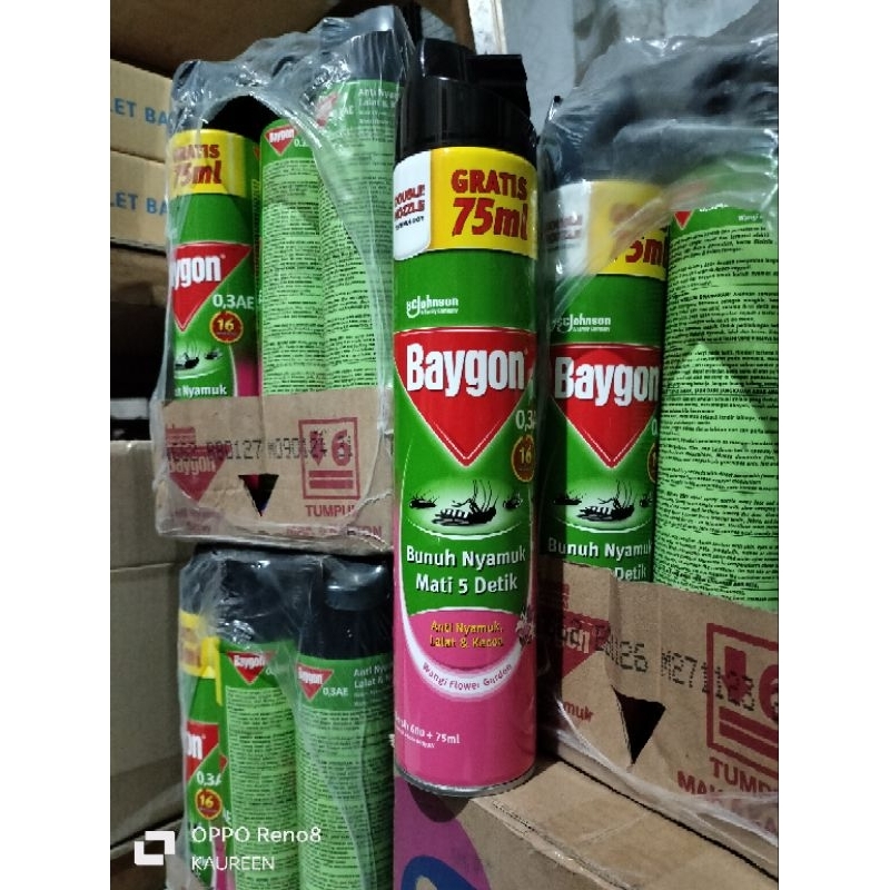 (PROMO) Baygon Spray600ml+75ml/Baygon Spray 600ml/HIt Spray 600ml