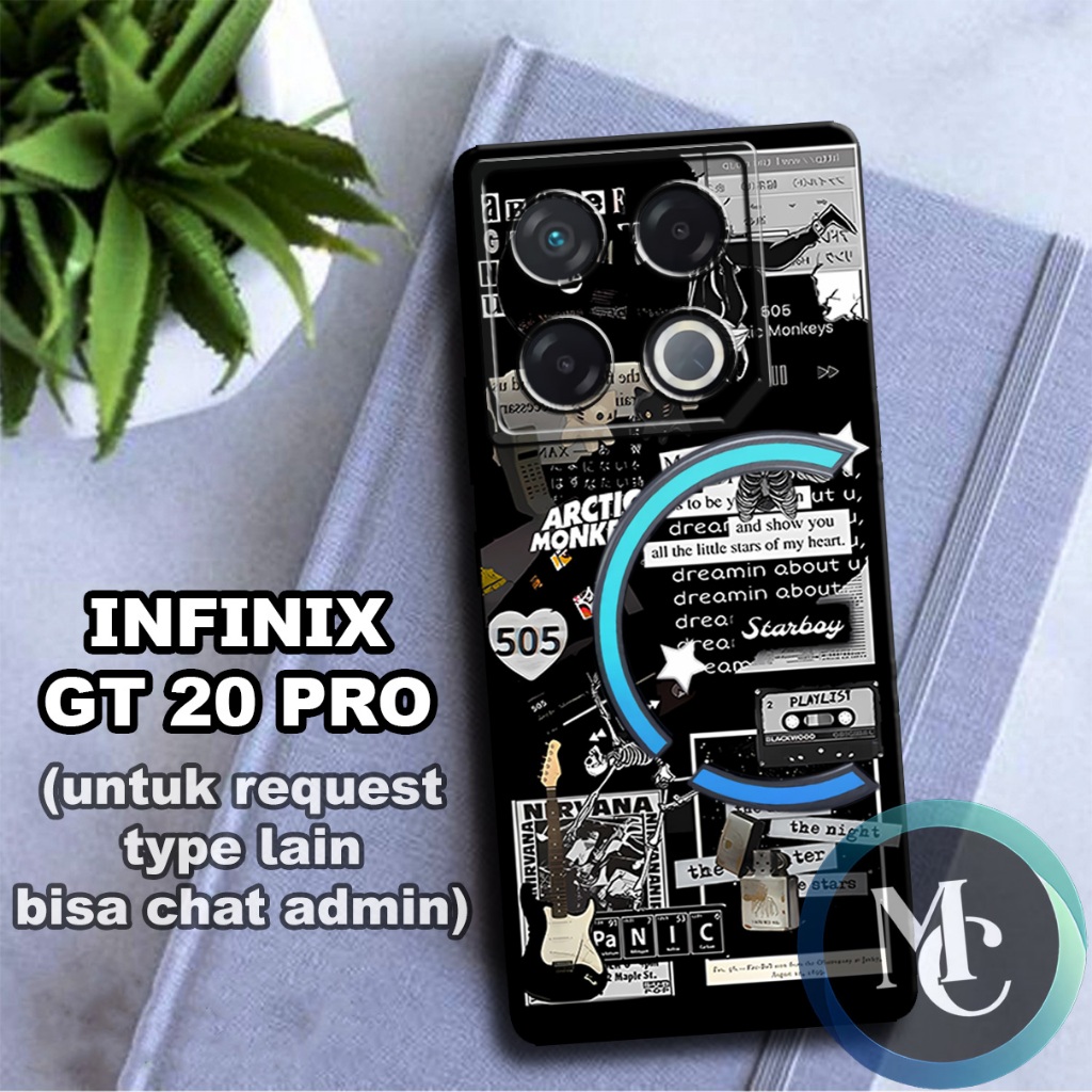 CC26/ Softcase karet lentur untuk INFINIX GT 20 PRO/Motif aesthetic/case INFINIX GT 20 PRO/kesing IN