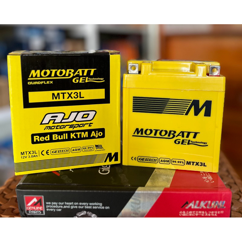 AKI KERING MOTOBATT MTX3L RX- KING NINJA R OLD ORIGINAL