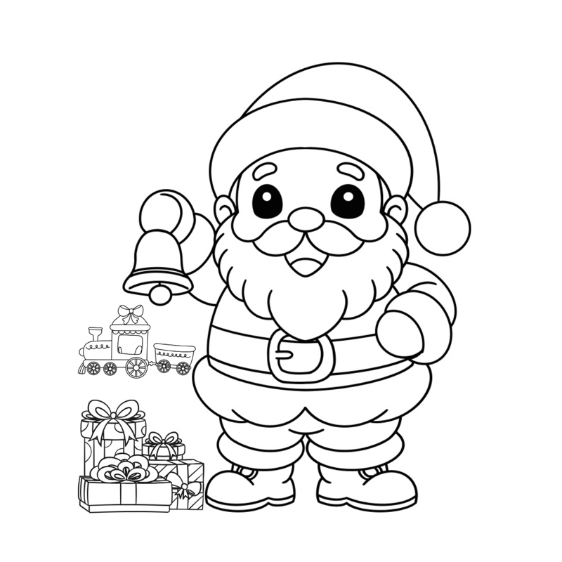 

Christmas Color Kertas Mewarnai / Gambar Mewarnai Anak Ukuran A4 - Edisi Natal