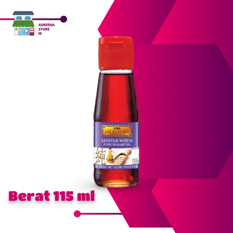 

MINYAK WIJEN LEE KUM KEE PURE SESAME OIL BERAT 115ml BERSERTIFIKAT HALAL!