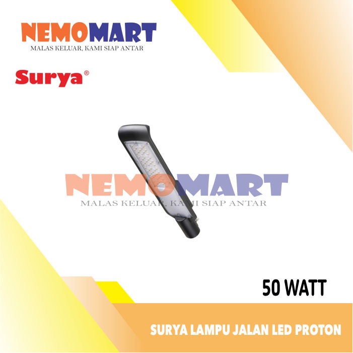 Surya Lampu Jalan LED Proton 50W CDL Cahaya Putih