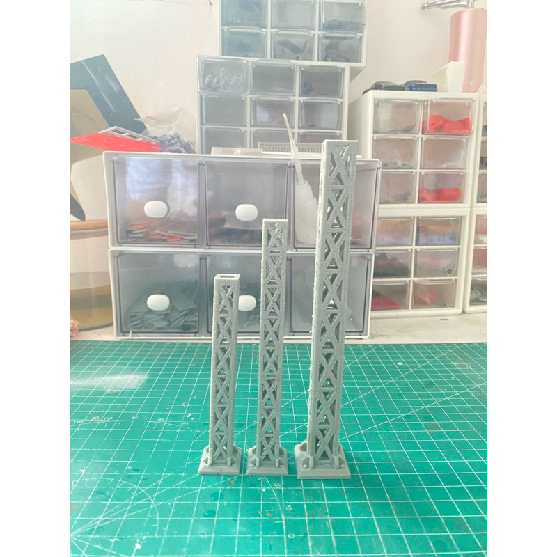 Tiang Diorama Skala 64 / File 3d STL