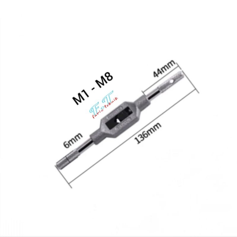 GAGANG TAP M1 - M8 HANDLE TAP ALAT PEMUTAR TAP MANUAL M1-M8 GAGANG PENJEPIT TAP