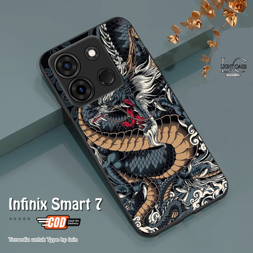 CASE GLOSSY INFINIX SMART 7 dan ALL TYPE SMARTPHONE & ANDROID Bisa request tipe Cassing Hp - Case Te