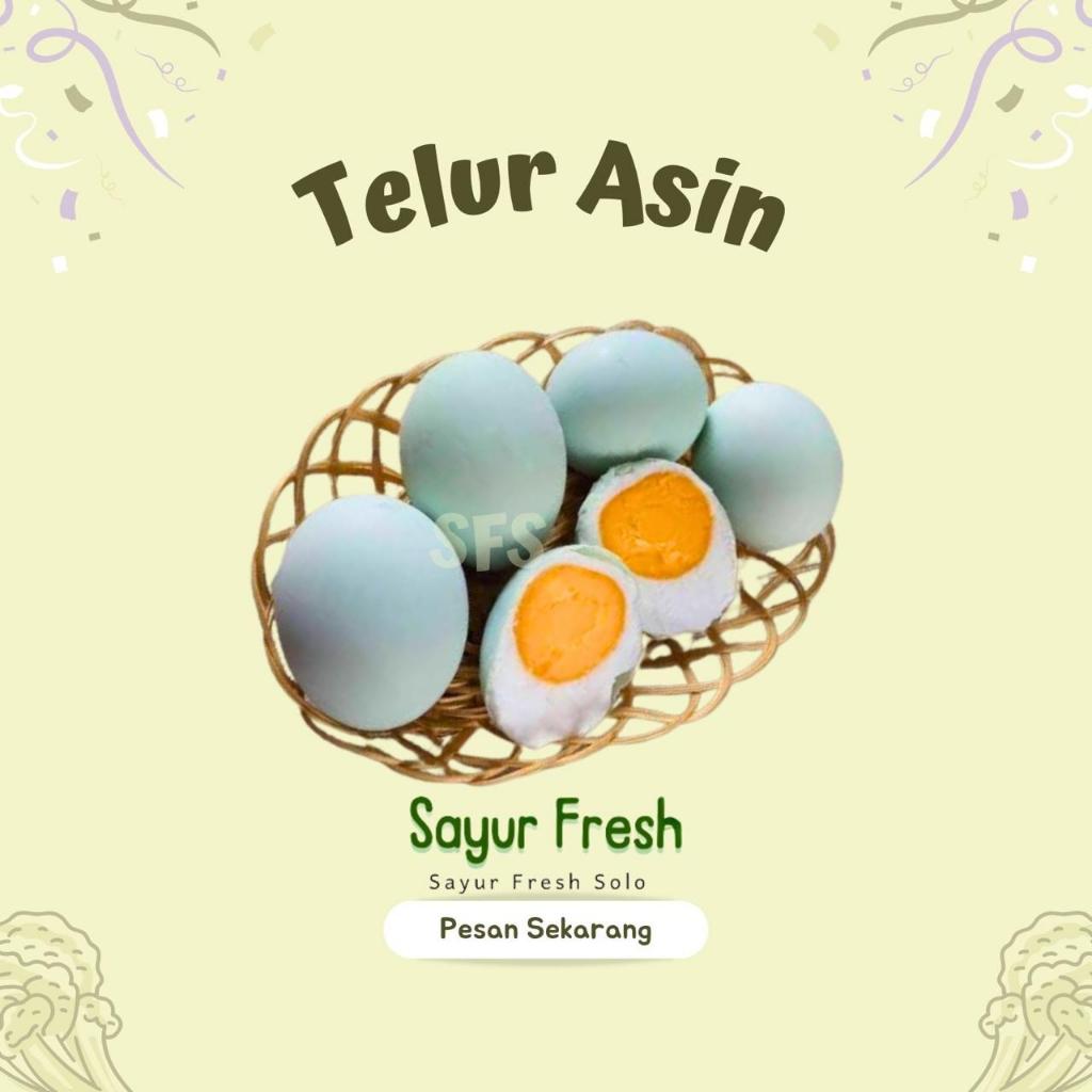 

Telur Asin Matang 1 Butir (READY PAGI jam 5-9) - Sayur Fresh Solo