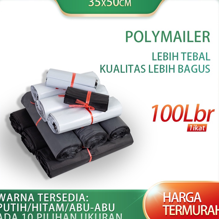 

KODE 86RI8 polymailer 35x5 Kantong Plastik Polymailer Amplop Packing Online