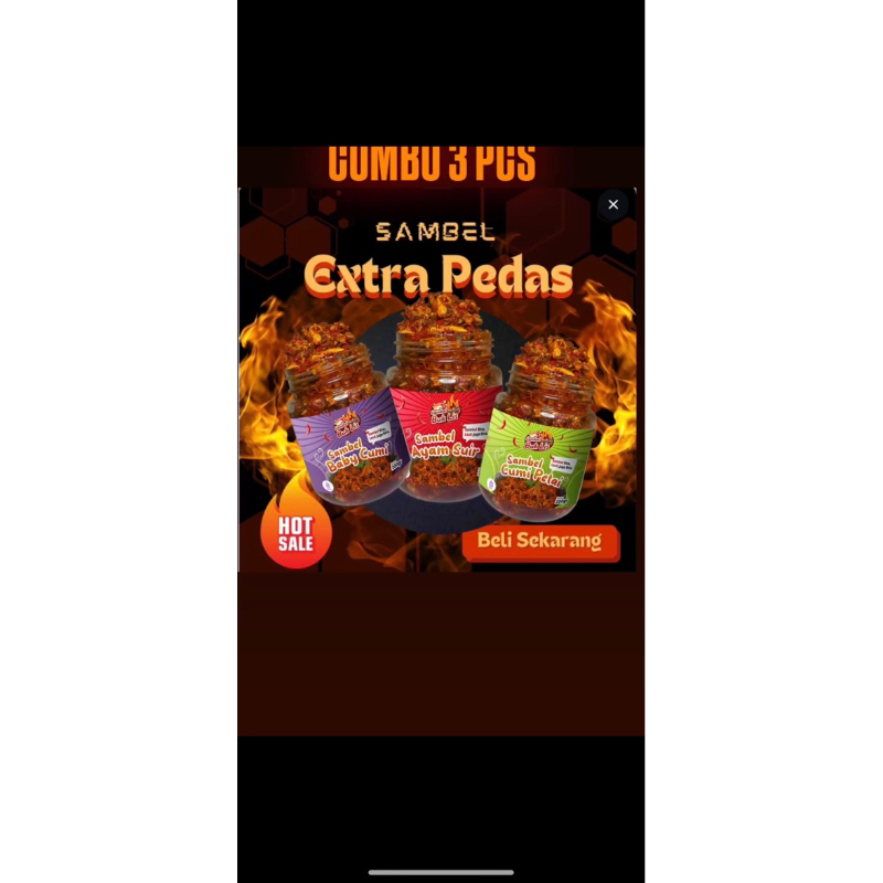 

SAMBEL BUKLIS, combo hemat isi 3