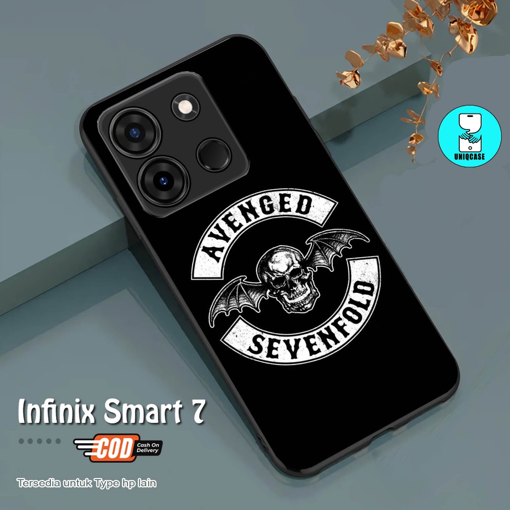 CASE GLOSSY INFINIX SMART 7 dan ALL TYPE SMARTPHONE & ANDROID Bisa request tipe Cassing Hp - Case Te