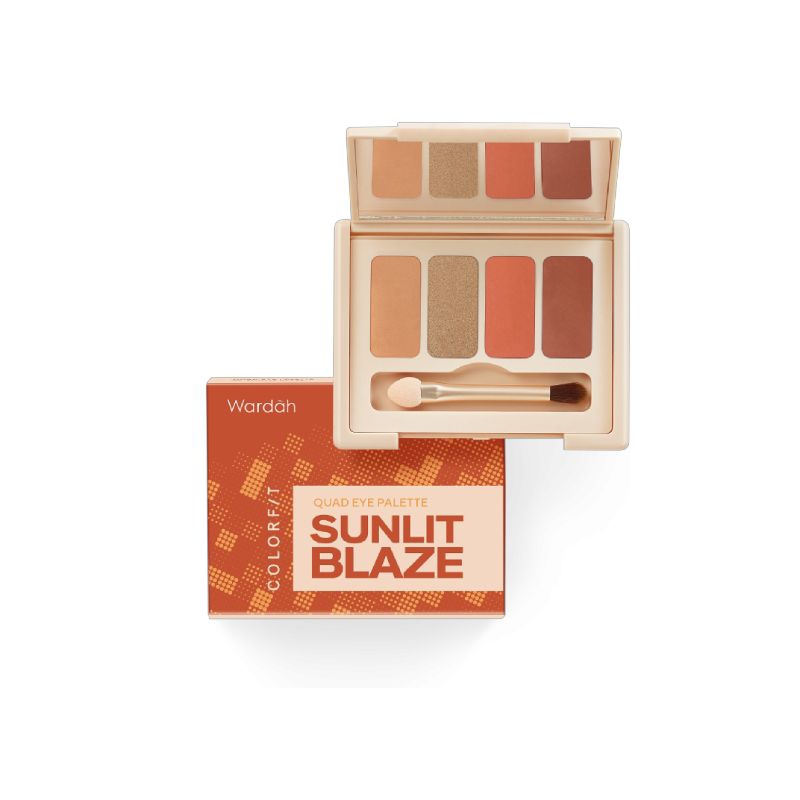Wardah Colorfit Quad Eye Palette Eyeshadow Palette Wardah Colorfit