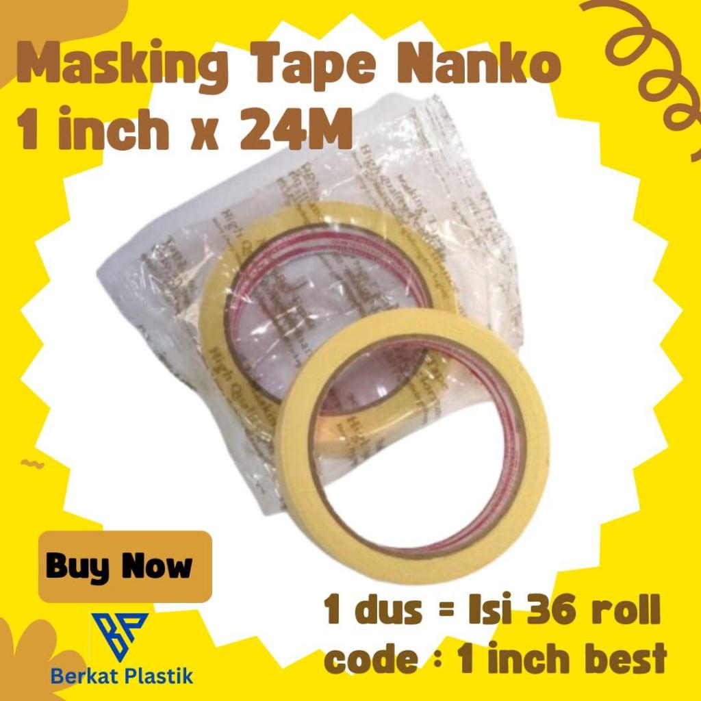 

Masking Tape Nanko 1 Inch x 24 M