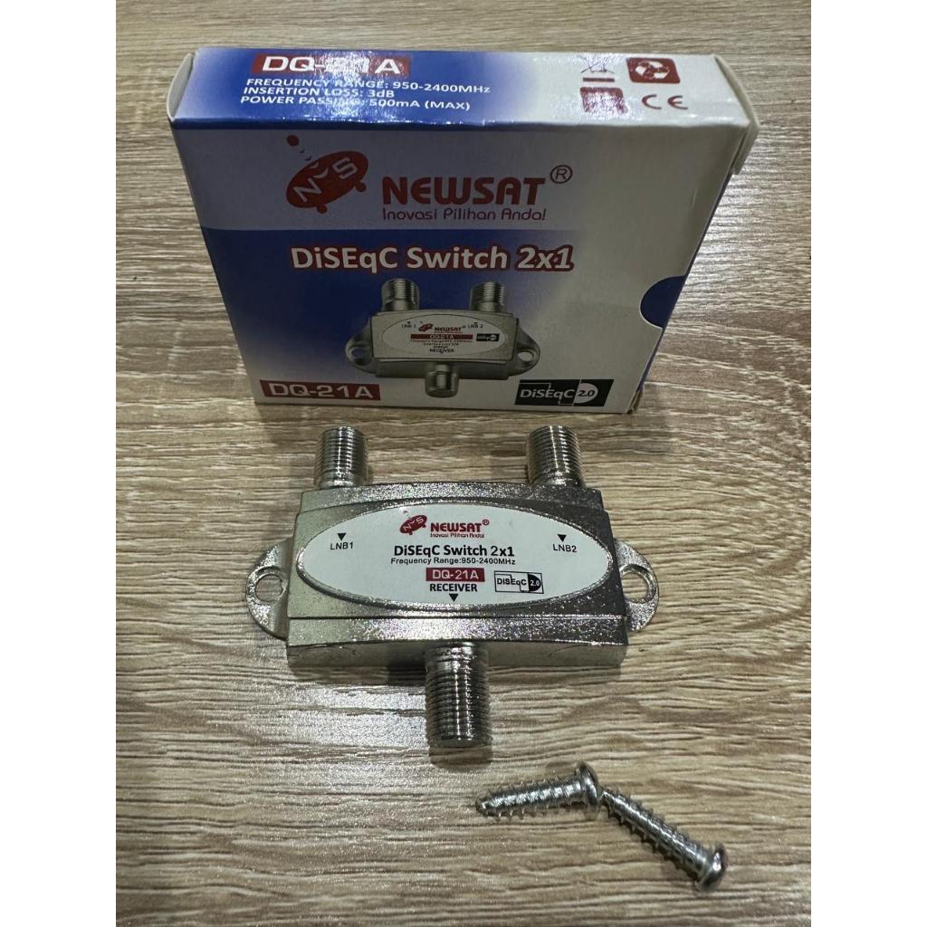 Diseq Disek switch swit 2x1 4x1 2 LNB 4 LNB satelit 1 Receiver Parabola