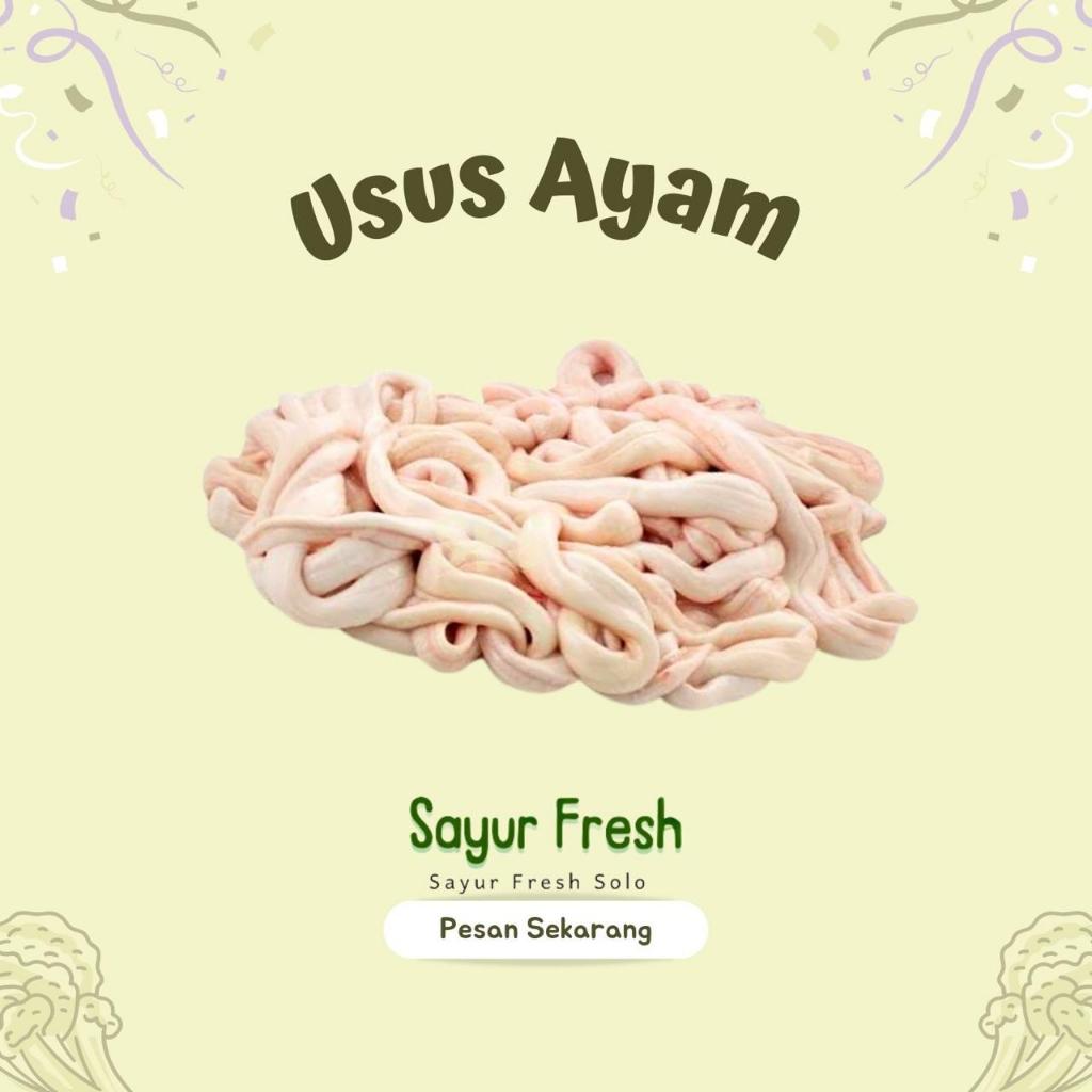 

Usus Ayam Bersih Segar (READY PAGI) - Sayur Fresh Solo